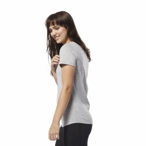 Reebok Training Essentials T Shirt Damen - Grau - DE 782-VKG